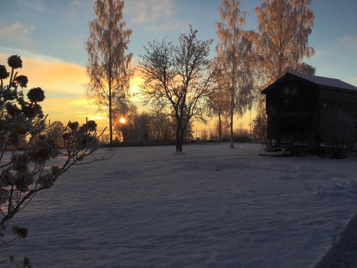 Mysigt Boende I Raettvik Med Utsikt Oever Siljan Luaran gambar